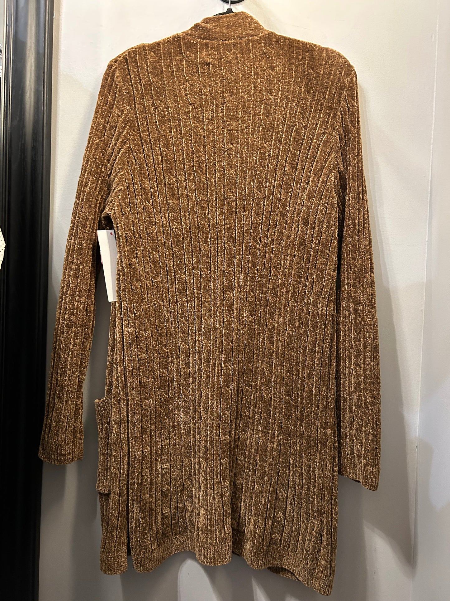 Sweater Cardigan By Matty M In Brown, Size: M