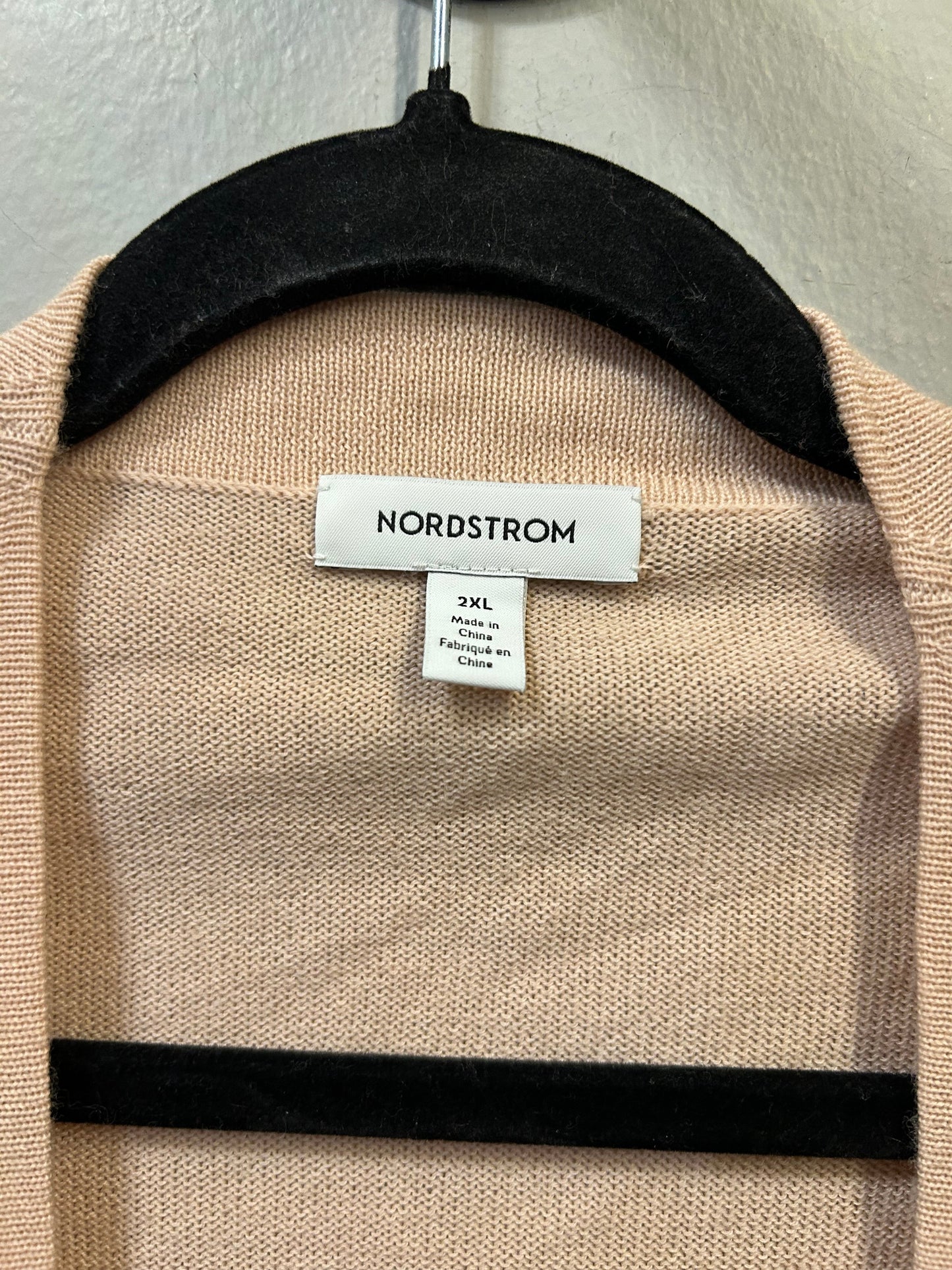 Sweater Cardigan By Nordstrom In Pink, Size: Xxl