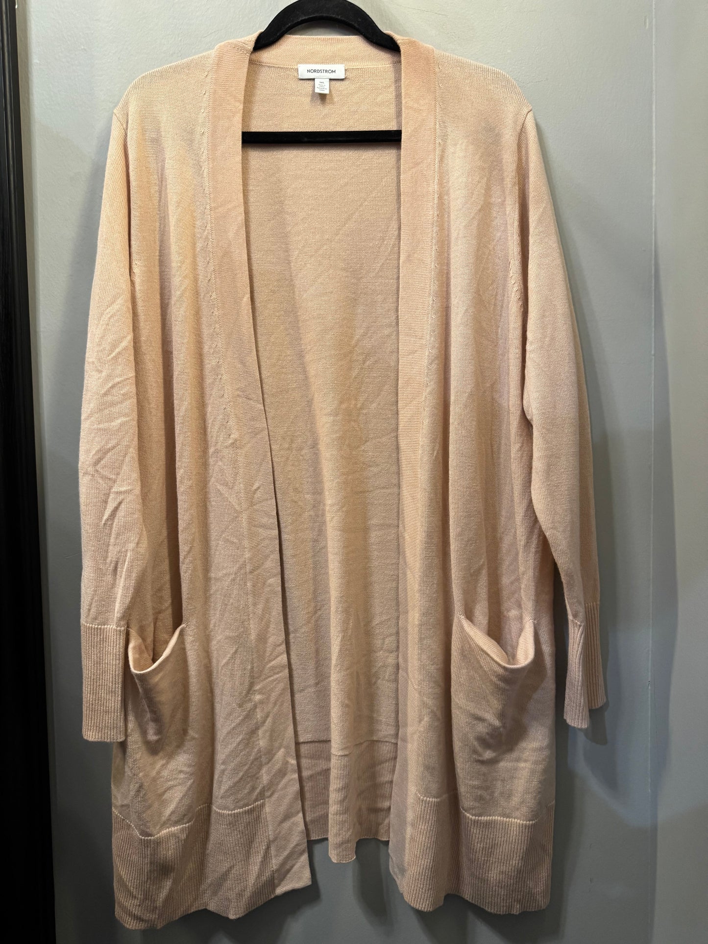 Sweater Cardigan By Nordstrom In Pink, Size: Xxl