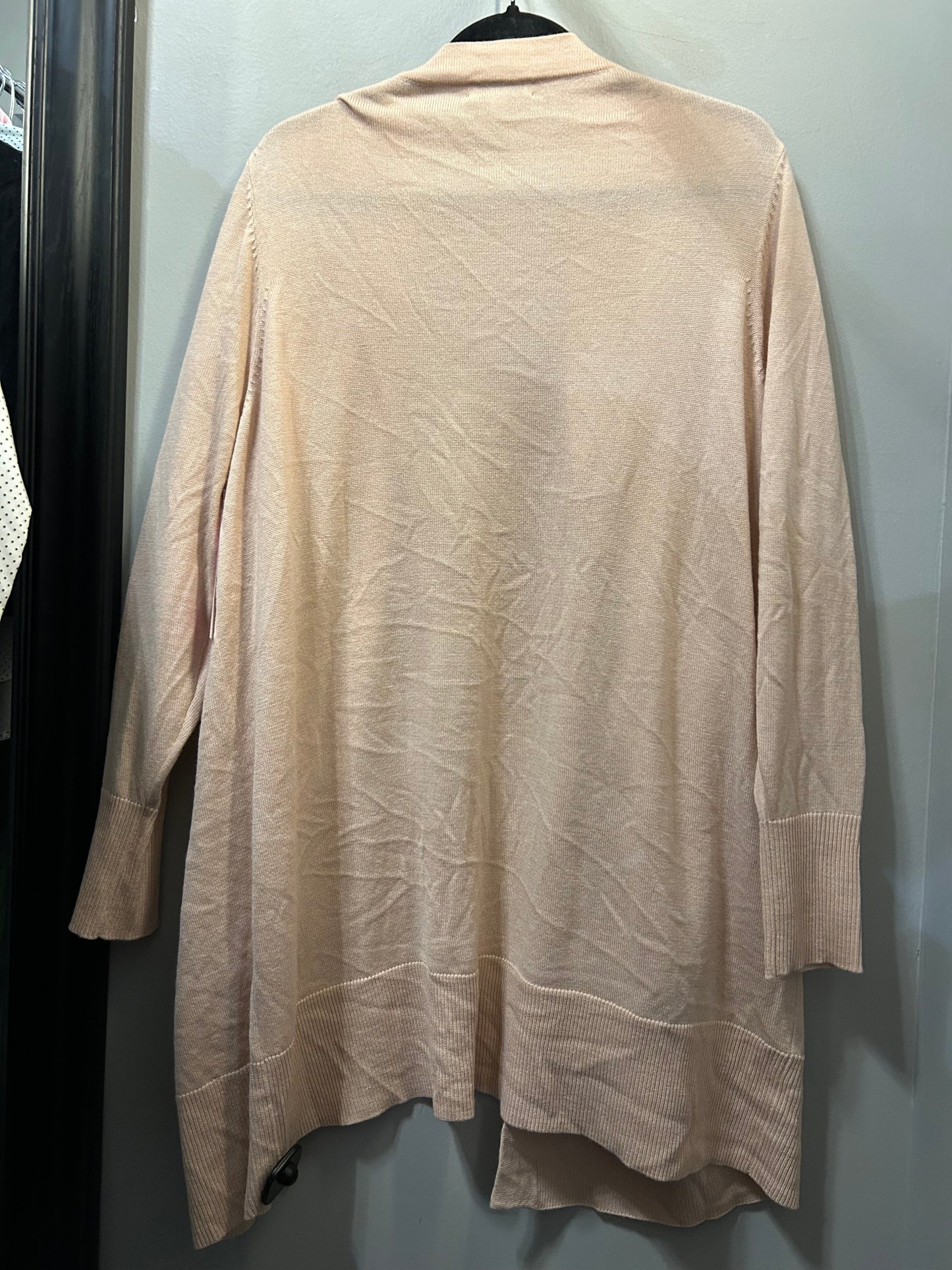 Sweater Cardigan By Nordstrom In Pink, Size: Xxl