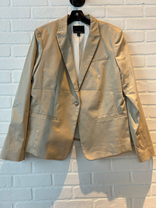 Blazer By Banana Republic In Beige, Size: Xl