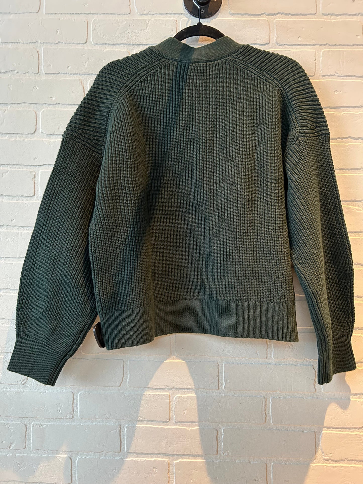 Sweater Cardigan By Everlane In Green, Size: Xl