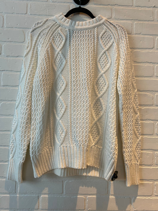 Sweater By J. Crew In Cream, Size: Xl