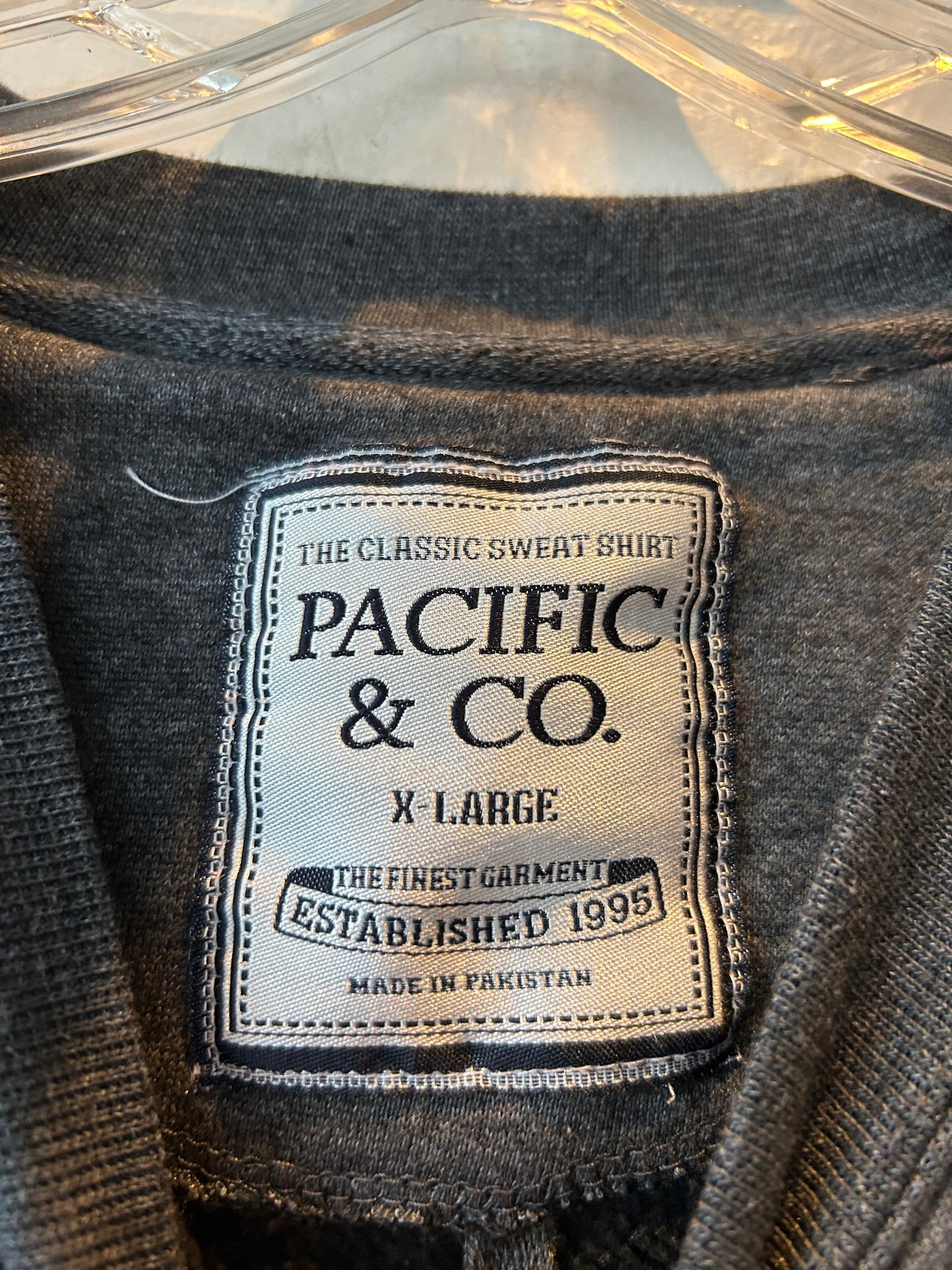 Sweatshirt Crewneck By pacific trail In Grey, Size: Xl