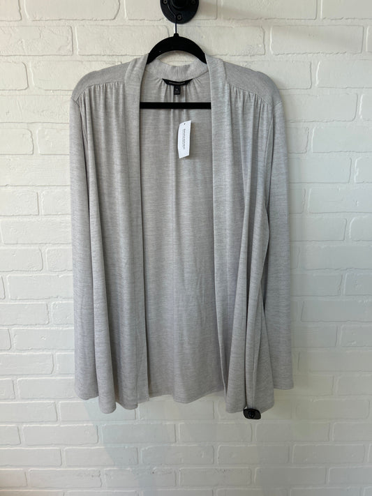 Sweater Cardigan By Banana Republic In Grey, Size: Xl