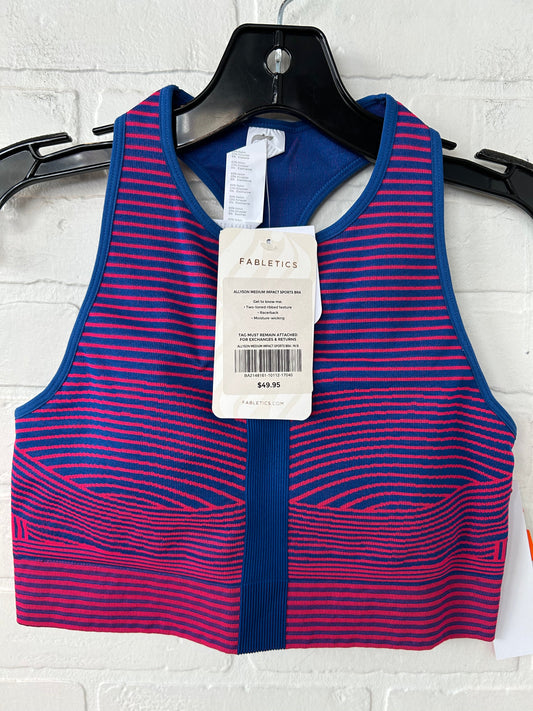 Athletic Tank Top By Fabletics In Blue & Pink, Size: M