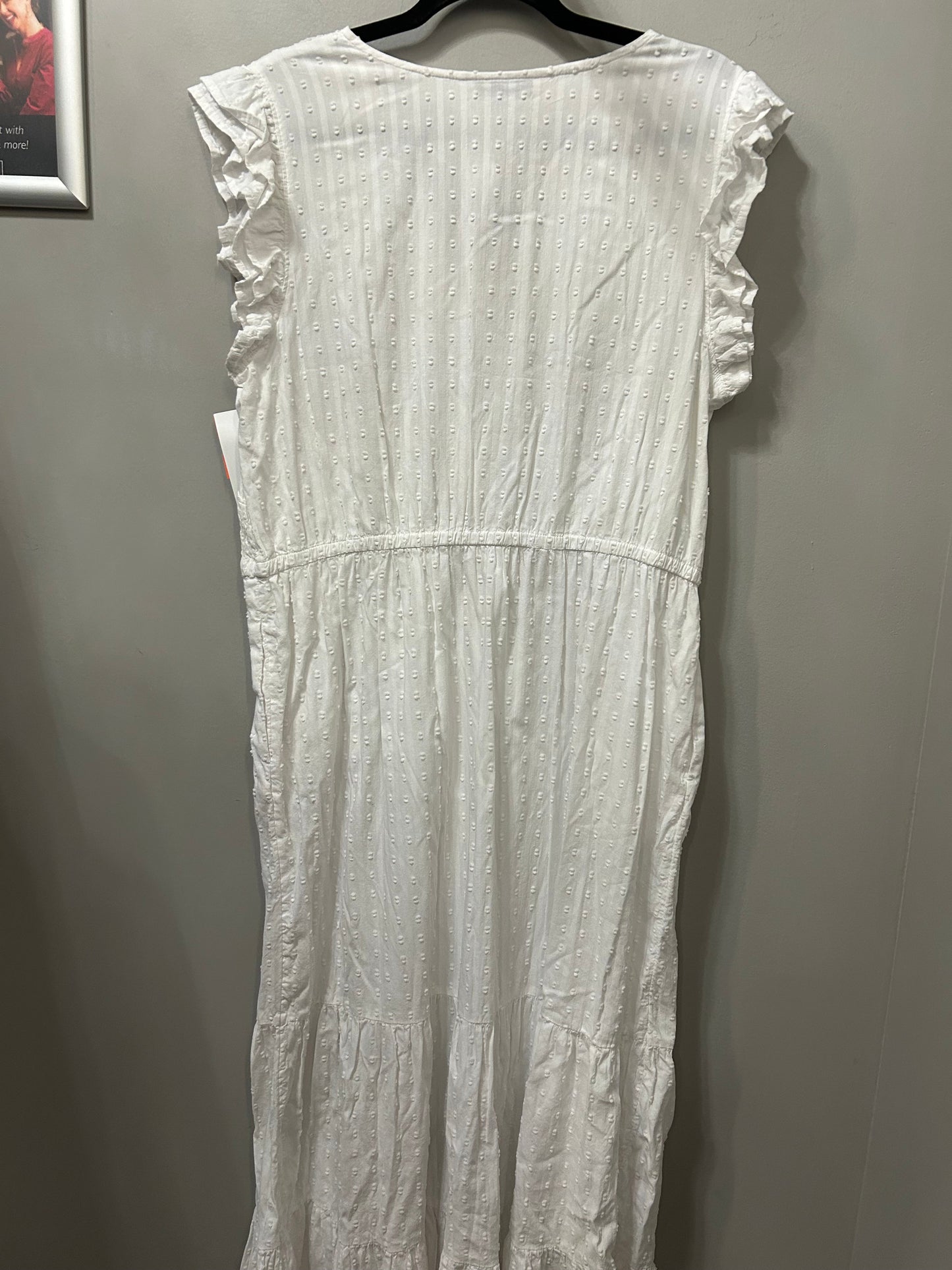 Dress Casual Midi By Sonoma In White, Size: Xl