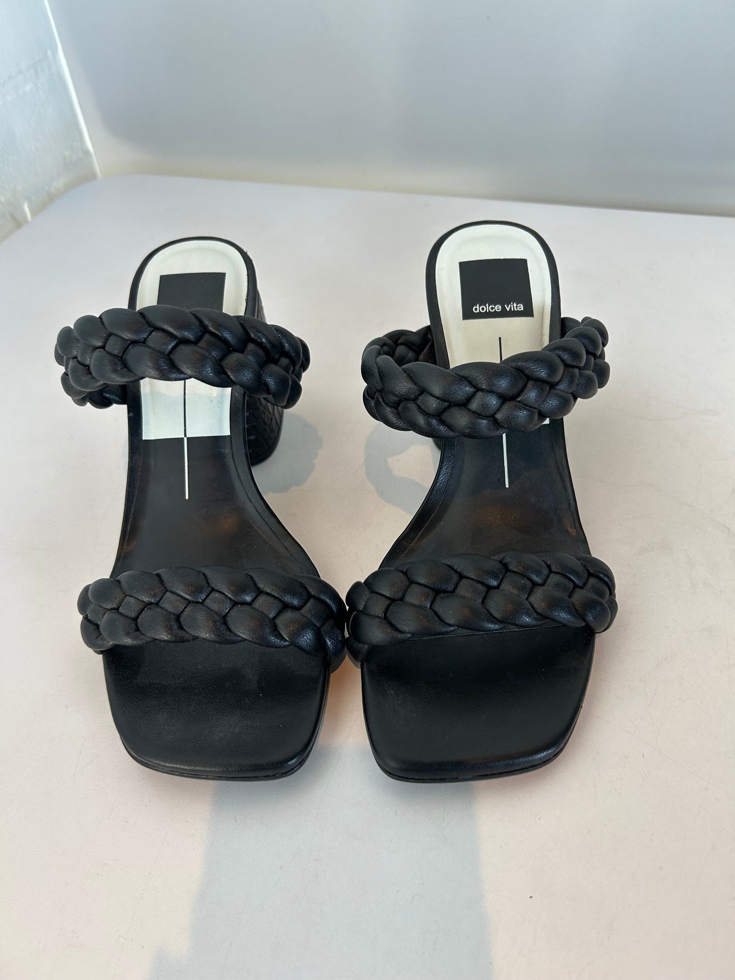 Sandals Heels Block By Dolce Vita In Black, Size: 6.5