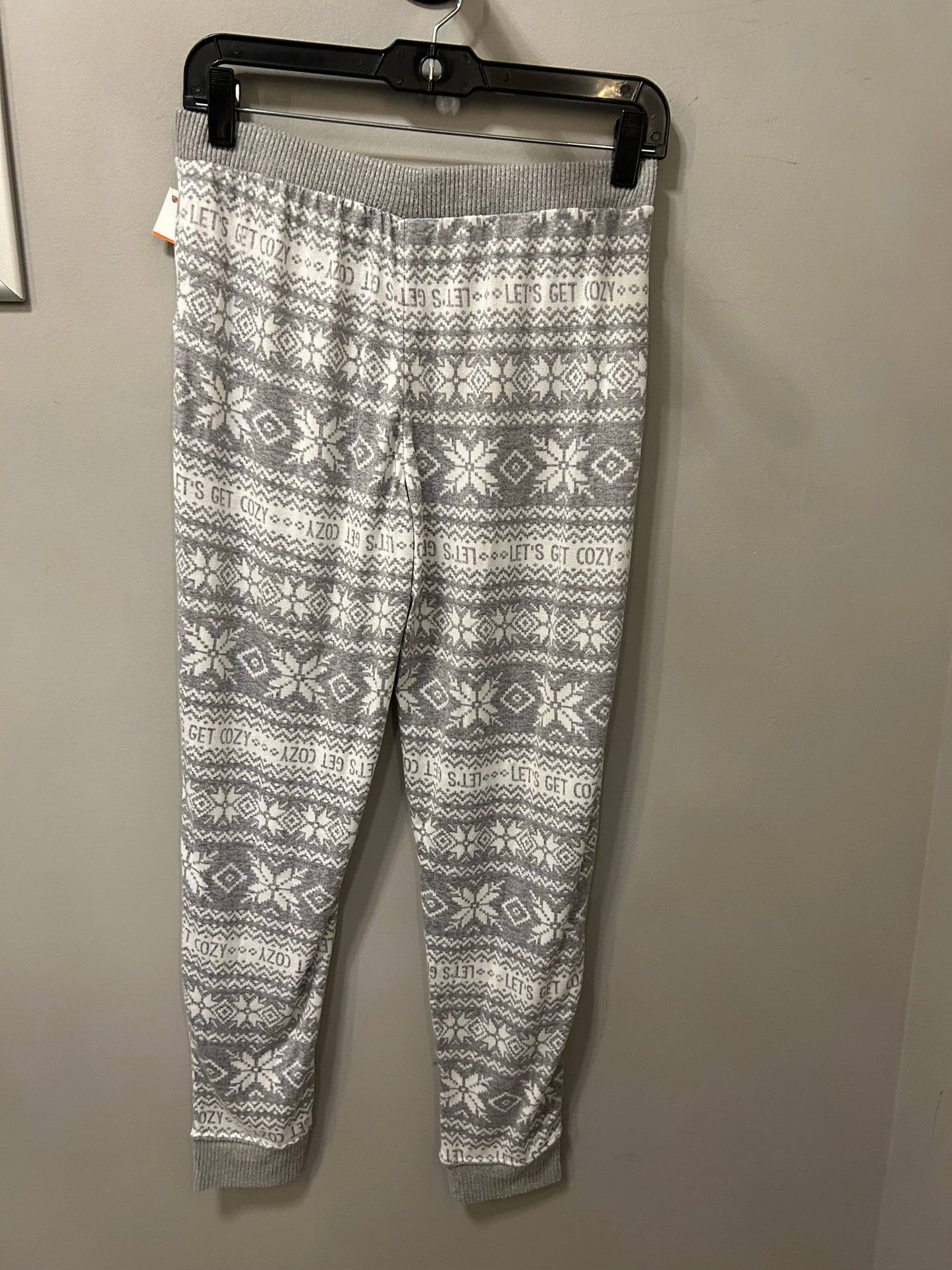 Pajamas 2pc By Cuddl Duds In Grey & White, Size: S