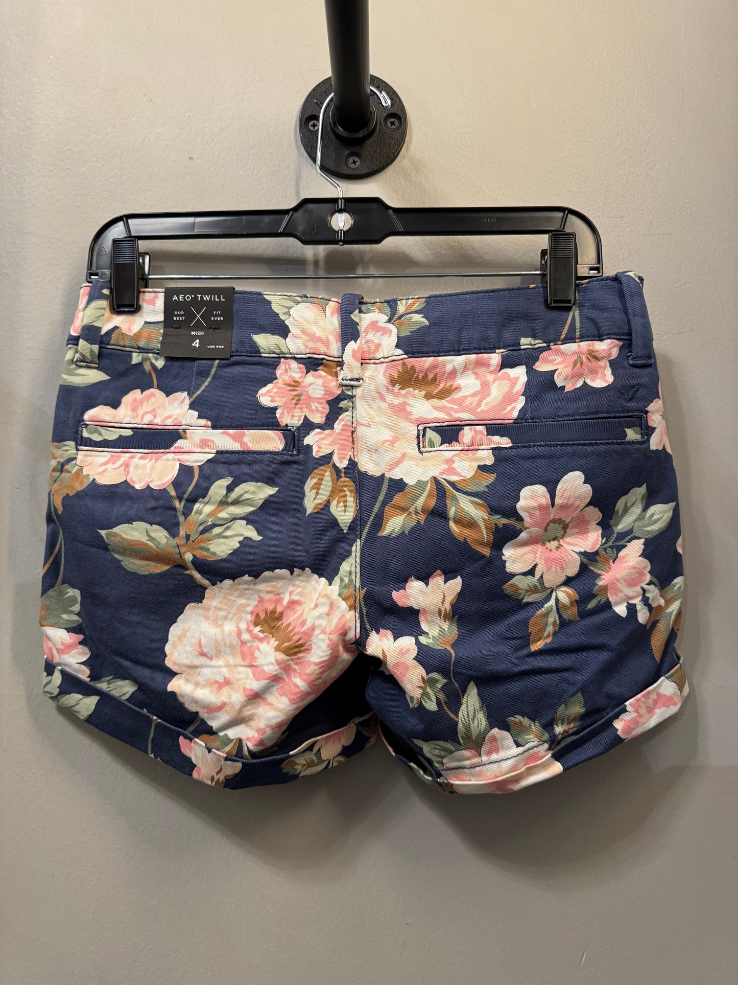 Shorts By American Eagle In Blue & Pink, Size: 4