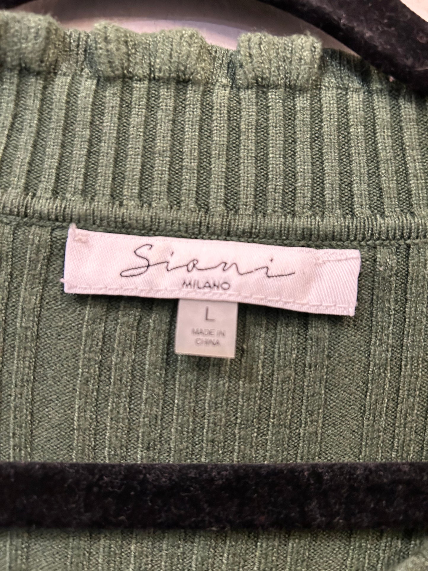 Sweater By Sioni In Green, Size: L