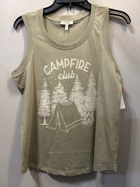 Top Sleeveless Basic By Maurices In Green, Size: S