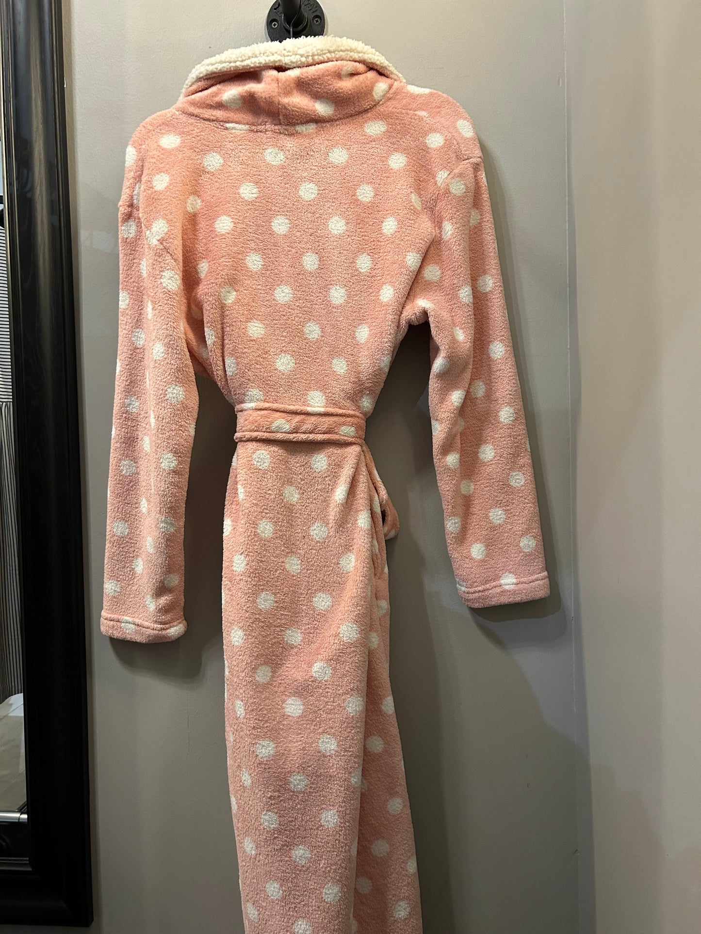 Robe By Dearfoams In Cream & Pink, Size: L