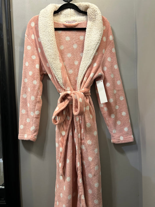 Robe By Dearfoams In Cream & Pink, Size: L