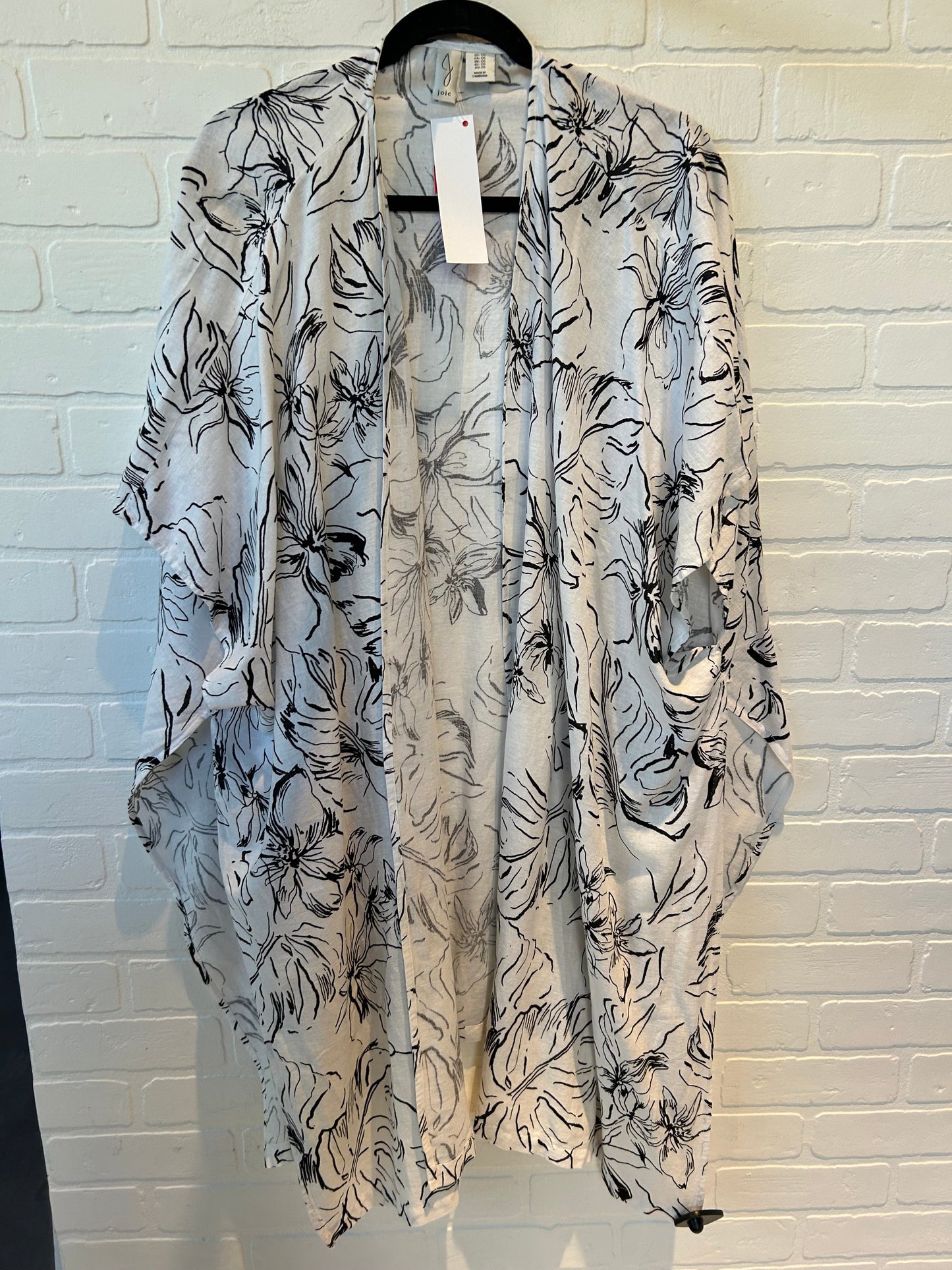 Kimono By Joie In Black & White, Size: Osfm