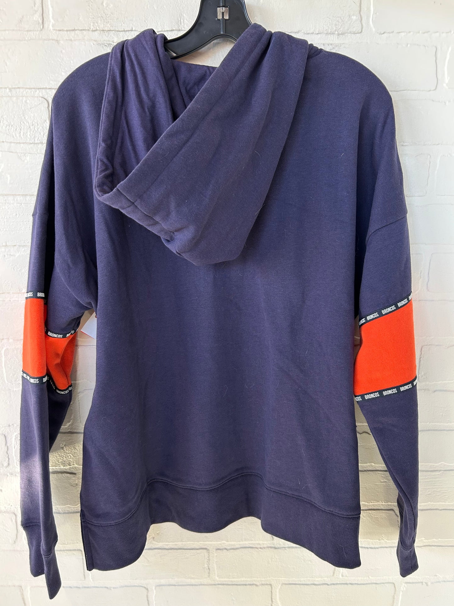 Sweatshirt Hoodie By Clothes Mentor In Blue & Orange, Size: Xl