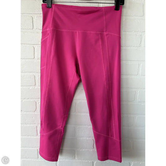 Athletic Capris By Fila In Pink, Size: 8