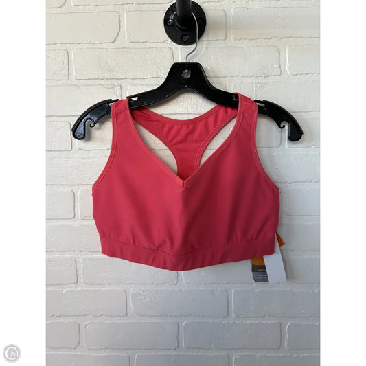 Athletic Bra By Lucy In Coral, Size: L