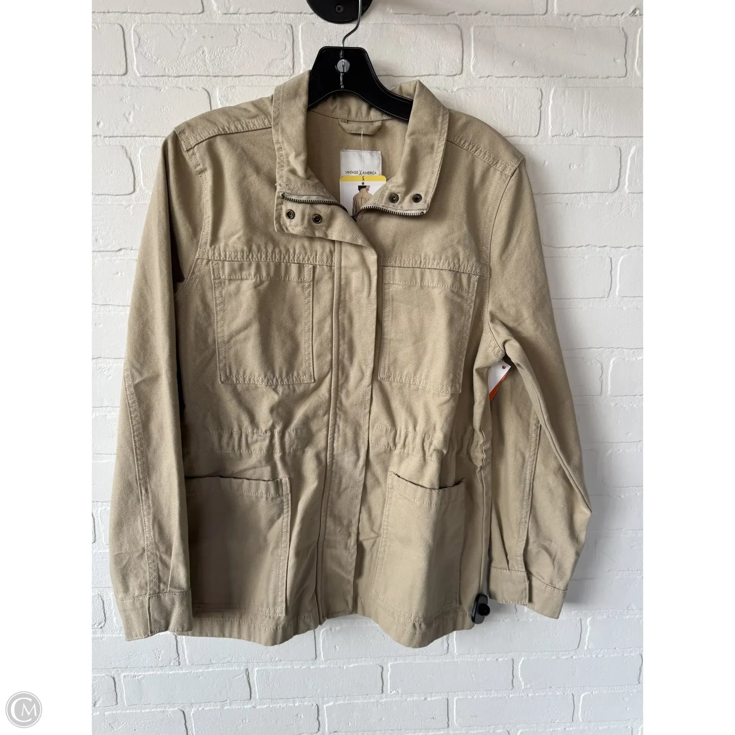 Jacket Other By Vintage America In Tan, Size: S