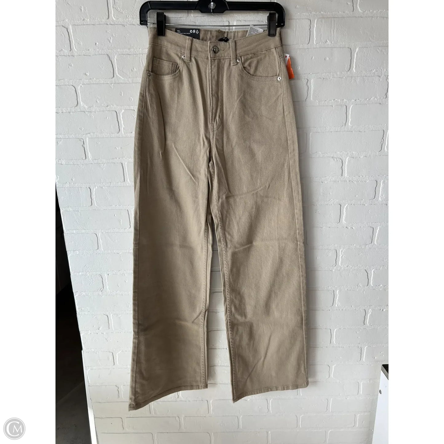 Pants Wide Leg By Divided In Tan, Size: 4