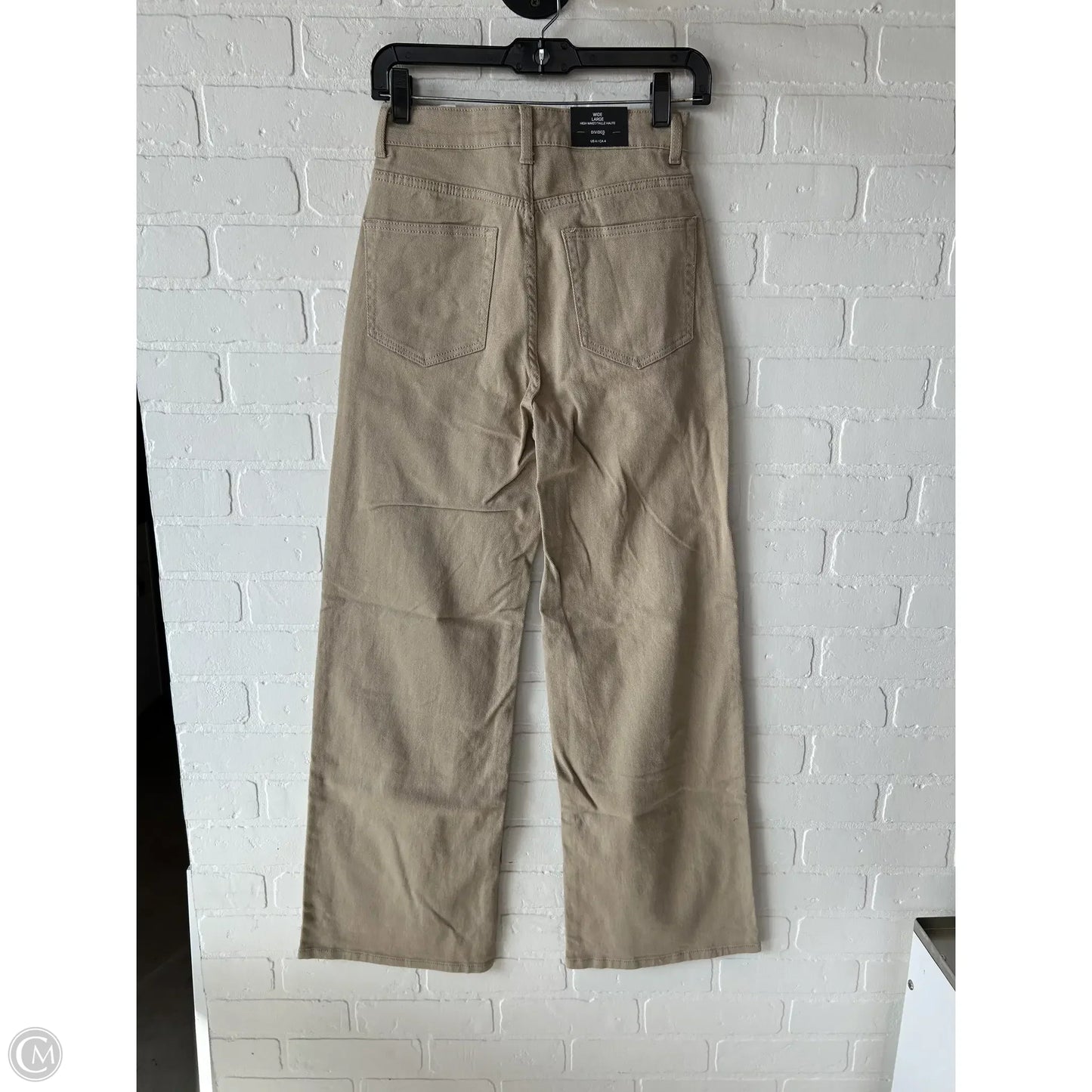 Pants Wide Leg By Divided In Tan, Size: 4