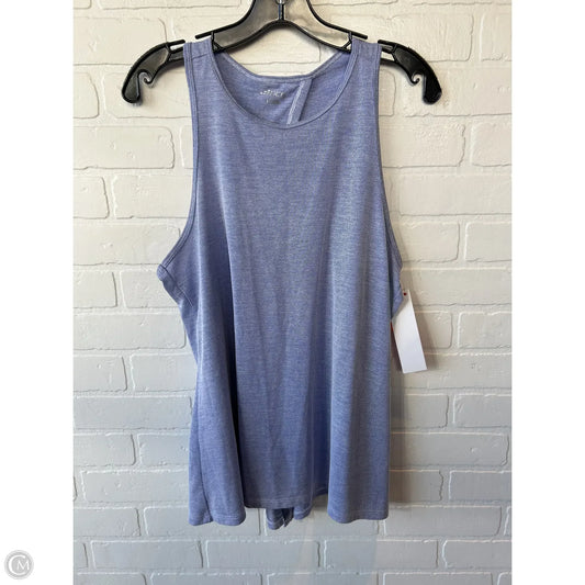 Athletic Tank Top By Bcg In Blue, Size: L