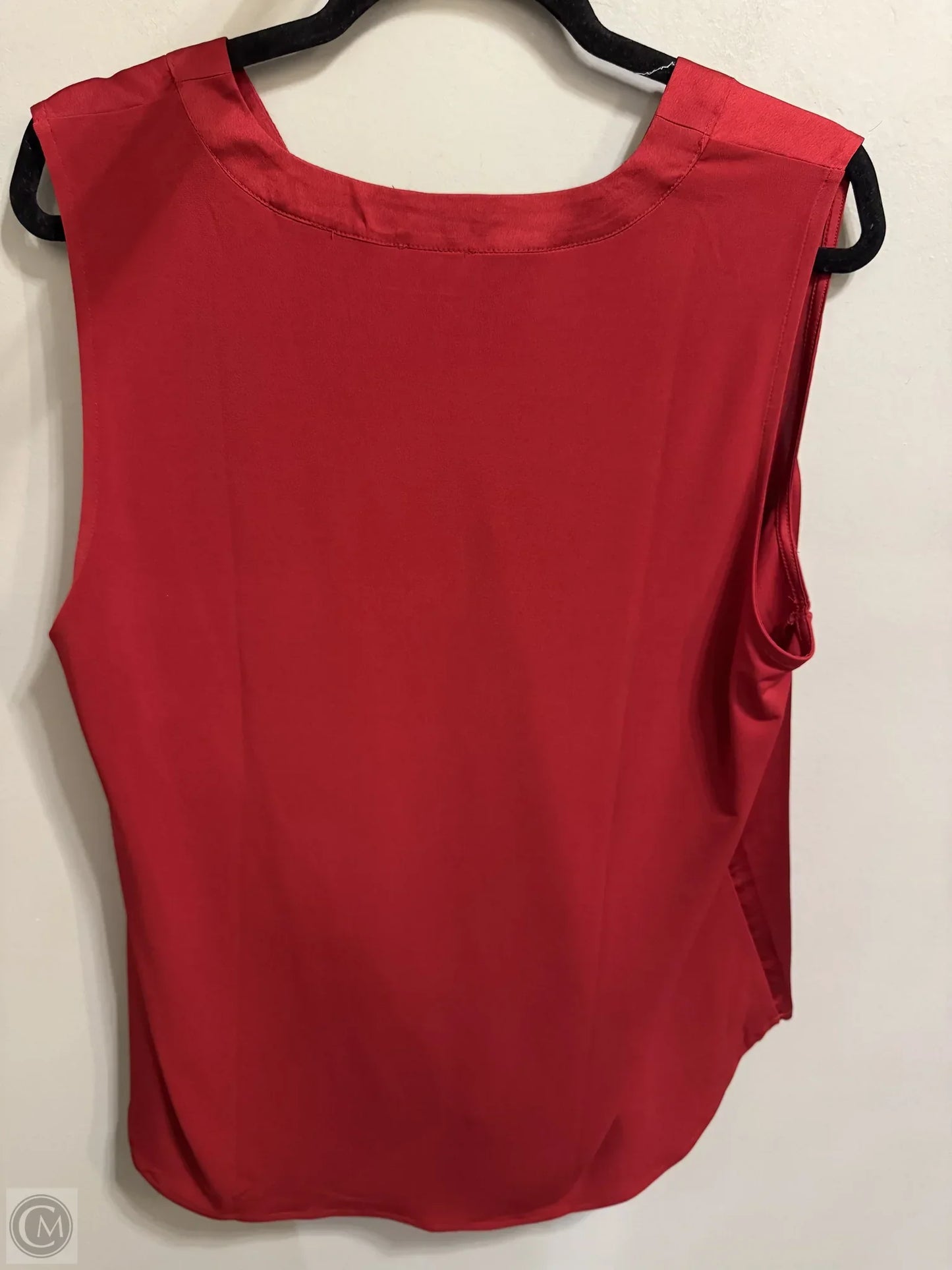 Top Sleeveless By Ann Taylor In Red, Size: L