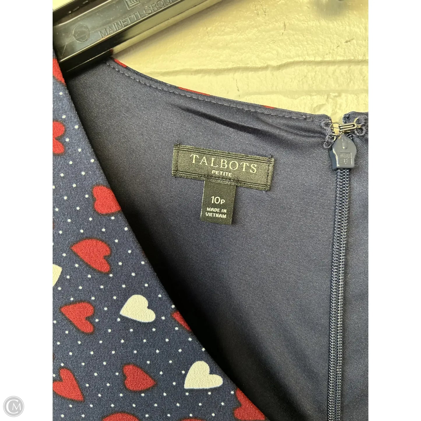 Dress Casual Midi By Talbots In Blue & Red & White, Size: Mp