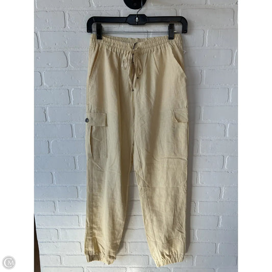 Pants Linen By Love Tree In Yellow, Size: 4