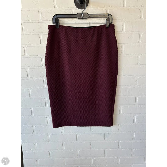 Skirt Midi By Apt 9 In Purple, Size: 12