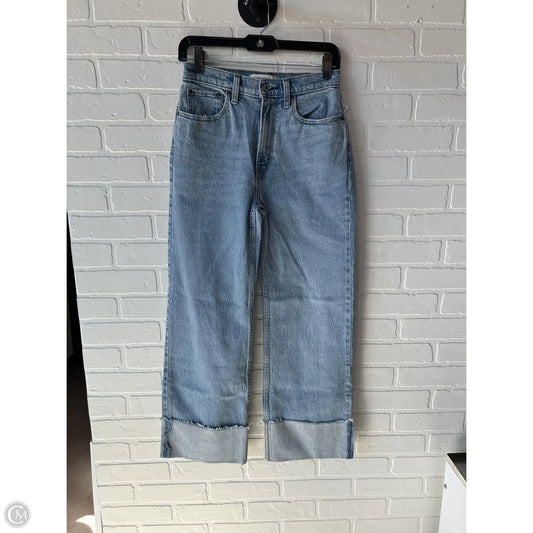 Jeans Wide Leg By Abercrombie And Fitch In Blue Denim, Size: 2