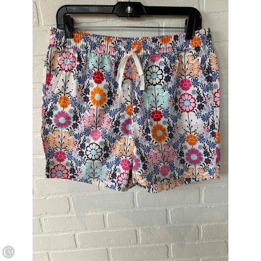 Shorts By Talbots In Cream & Pink, Size: 10p