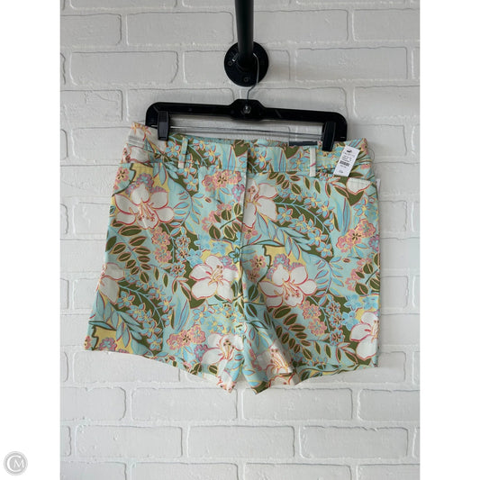 Shorts By Talbots In Blue & Cream, Size: 10p