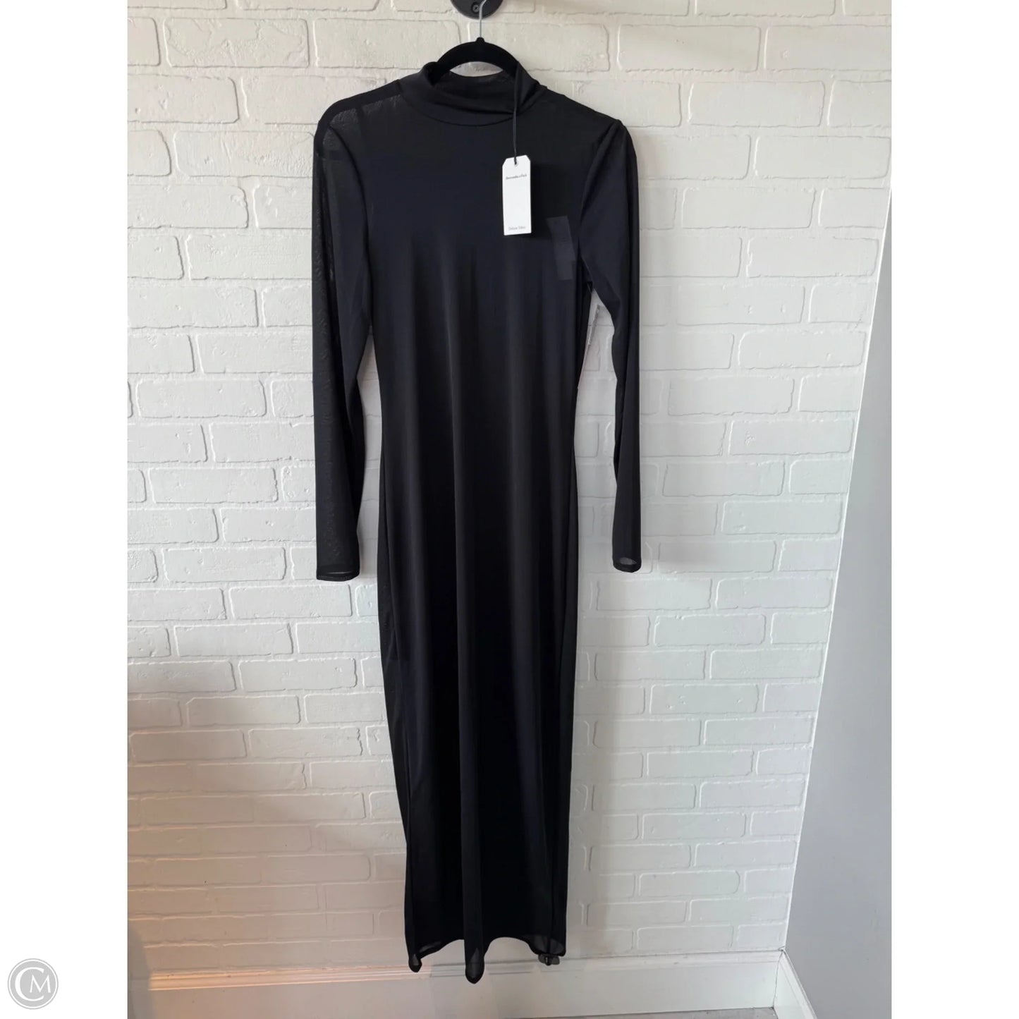 Dress Casual Maxi By Abercrombie And Fitch In Black, Size: M