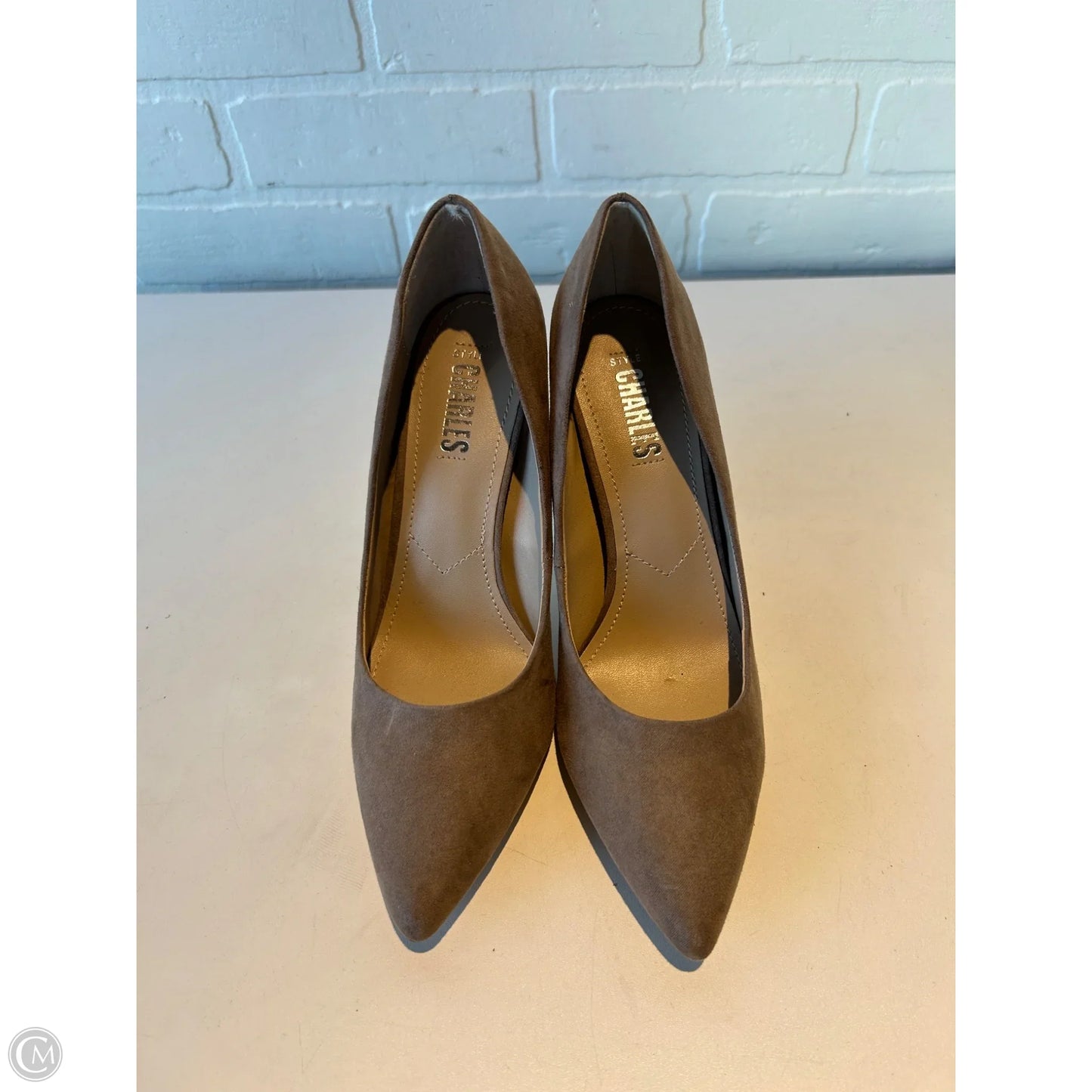 Shoes Heels Stiletto By Charles David In Tan, Size: 6