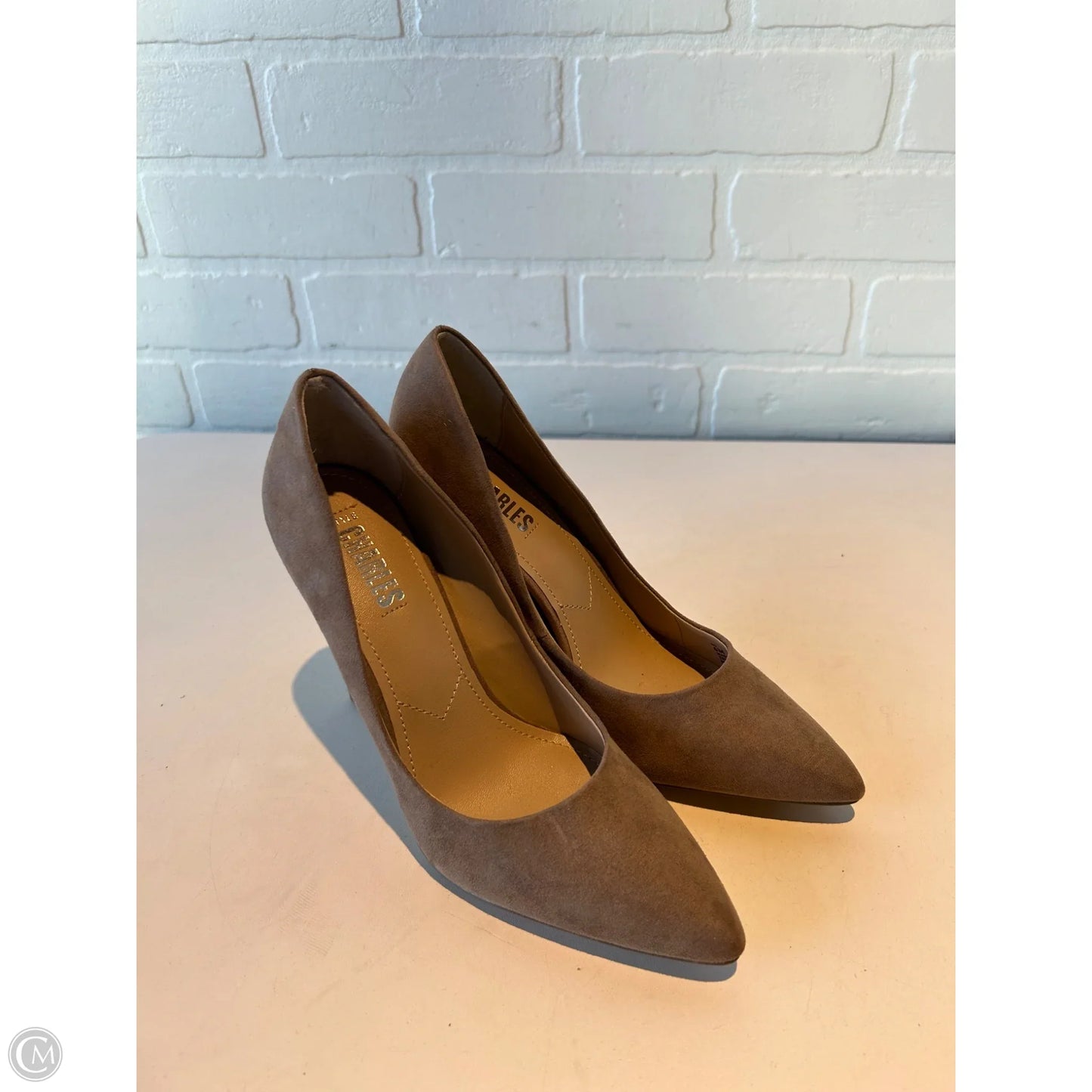 Shoes Heels Stiletto By Charles David In Tan, Size: 6