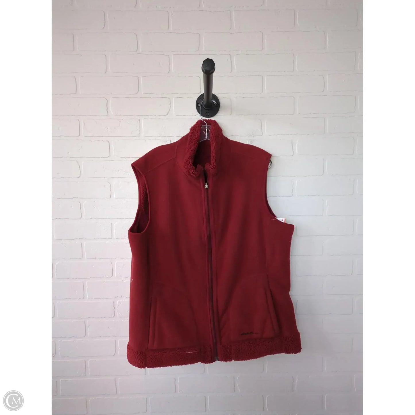 Vest Fleece By Eddie Bauer In Orange, Size: Xxl