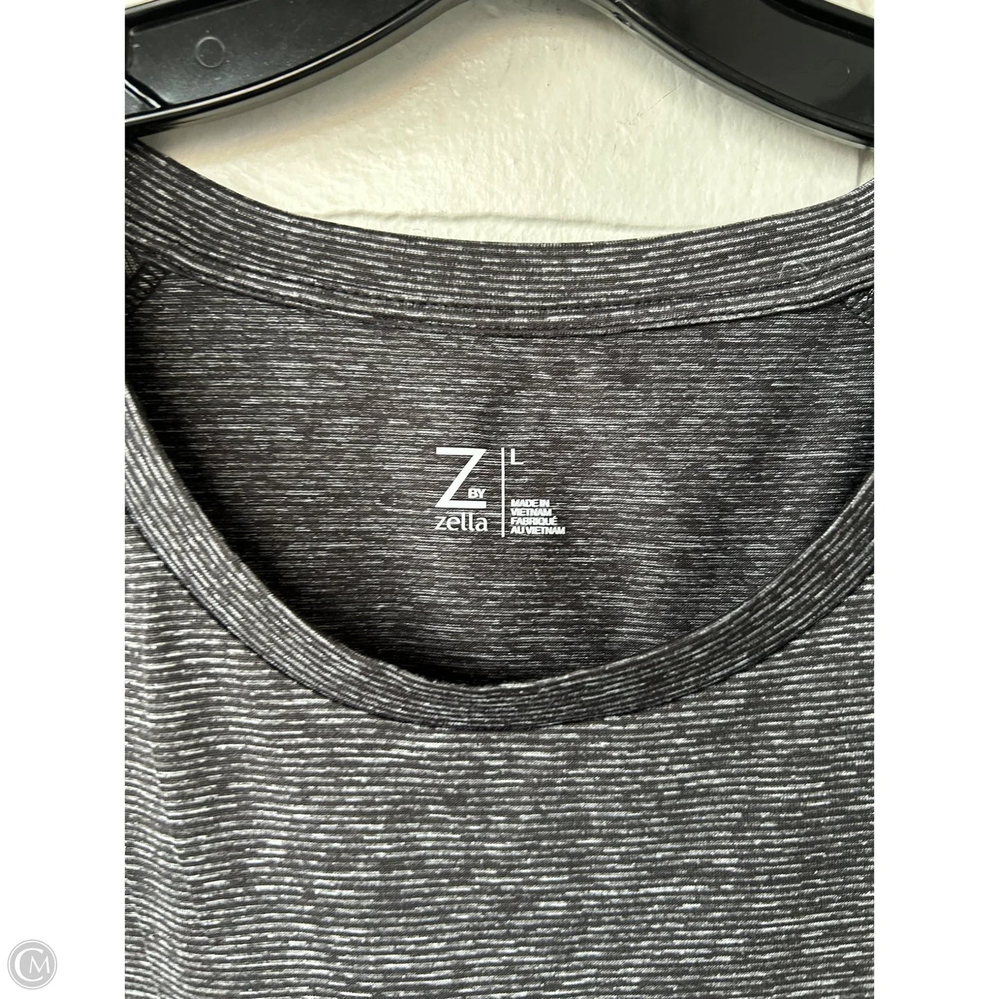 Athletic Top Long Sleeve Crewneck By Zella In Grey, Size: L