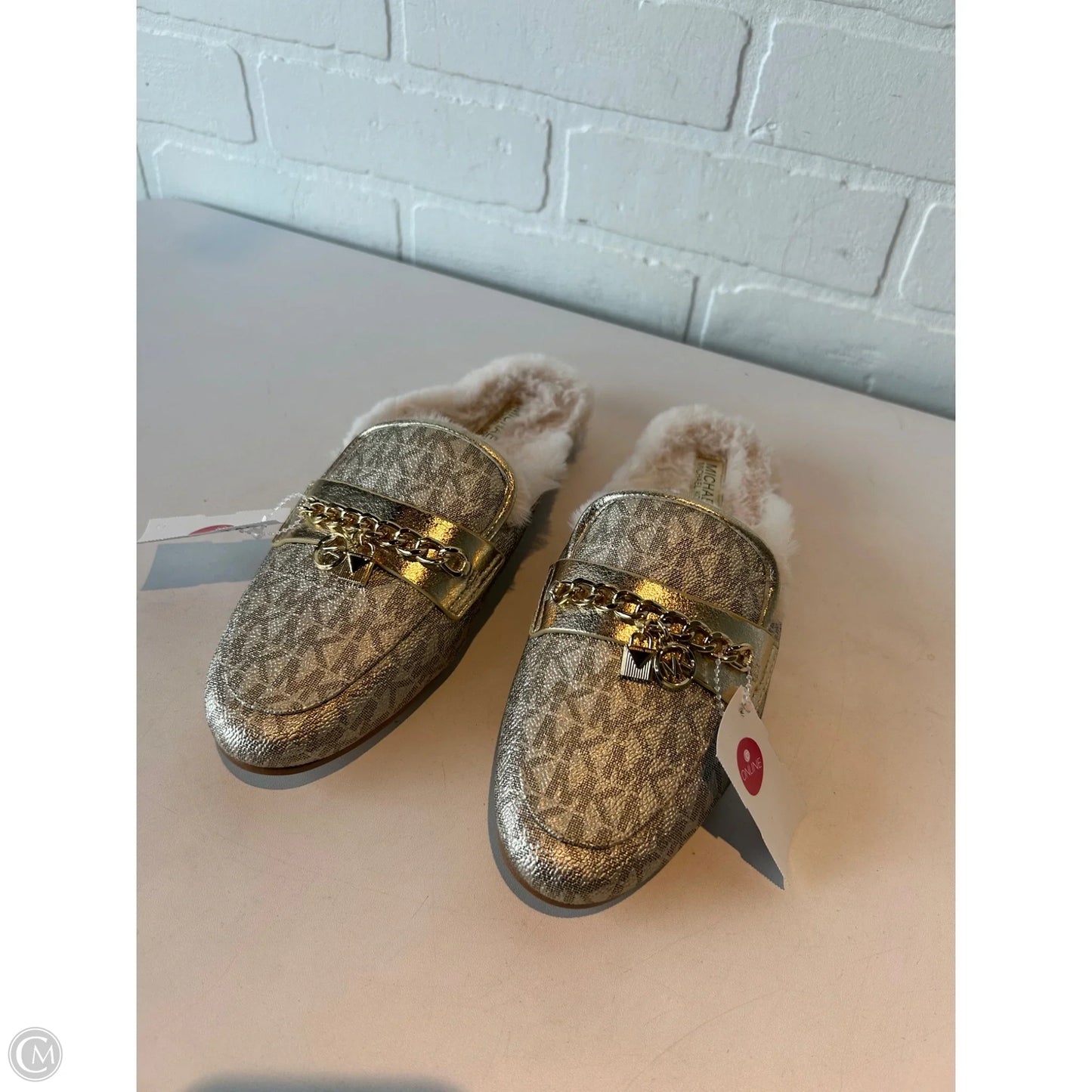 Shoes Flats By Michael By Michael Kors In Gold, Size: 6.5