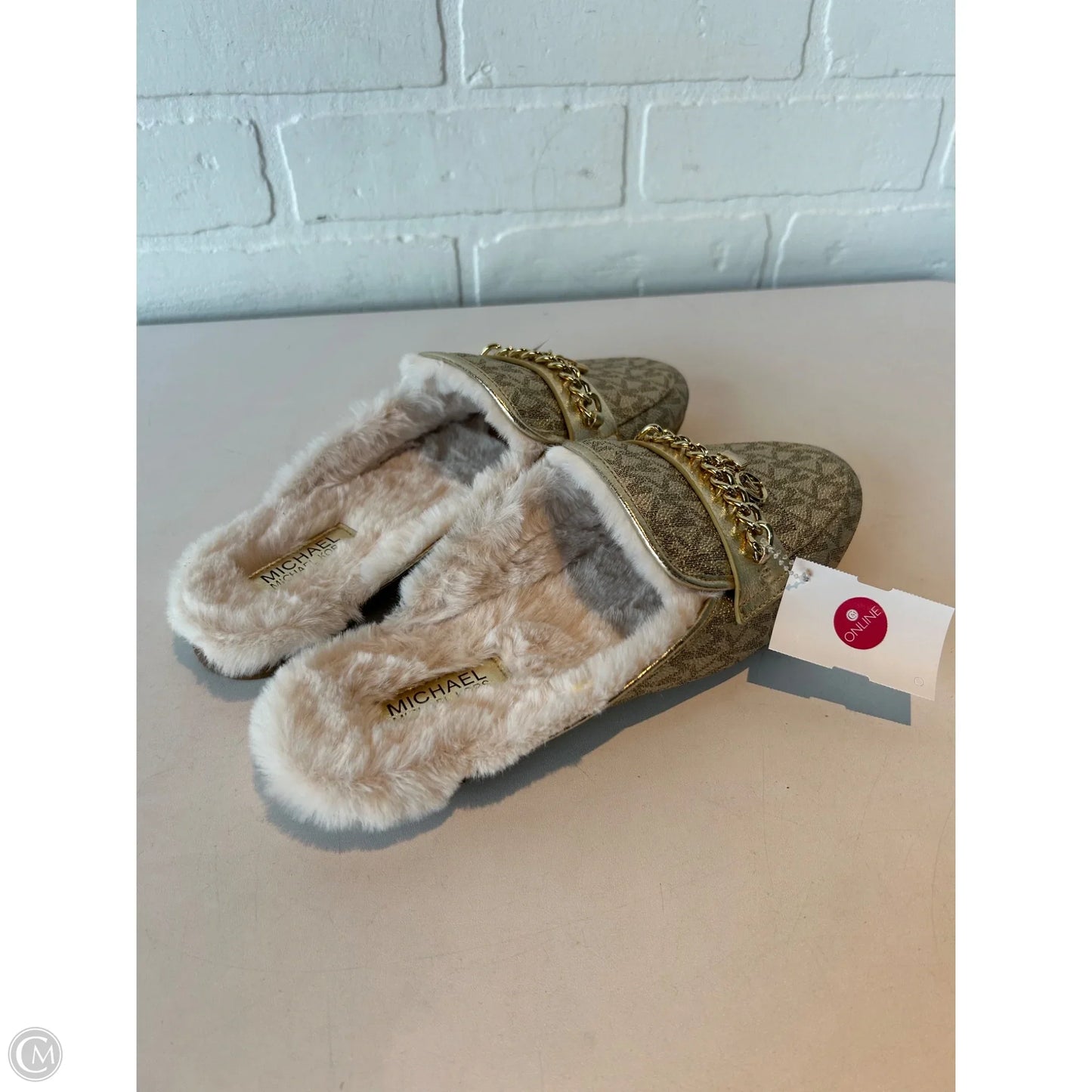 Shoes Flats By Michael By Michael Kors In Gold, Size: 6.5