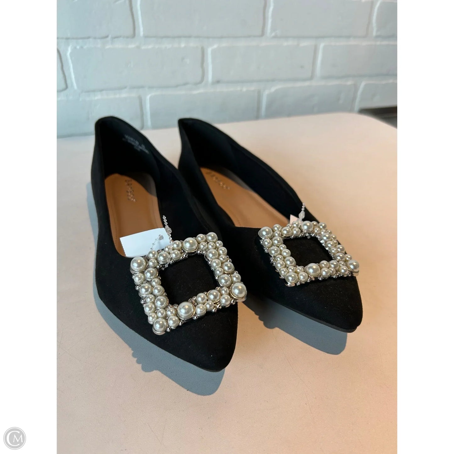 Shoes Flats By Bamboo In Black, Size: 10