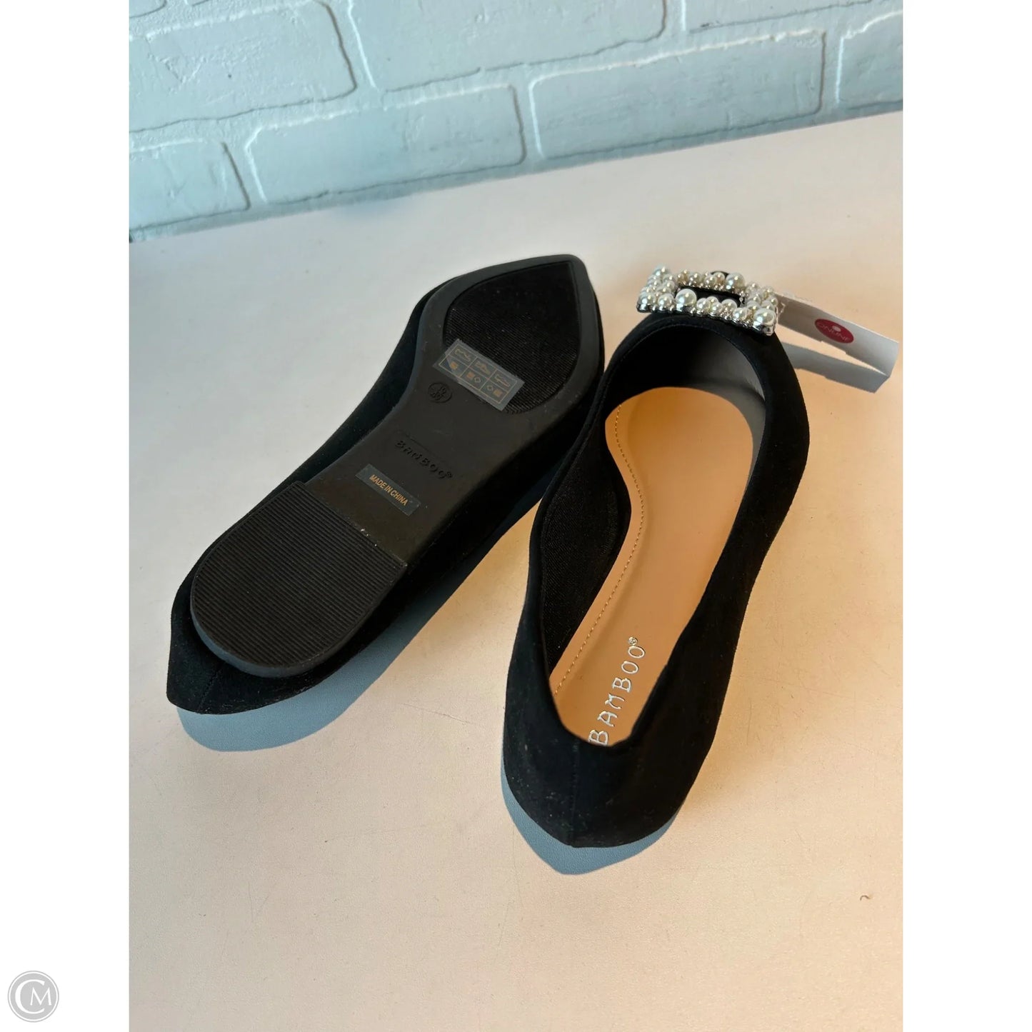 Shoes Flats By Bamboo In Black, Size: 10