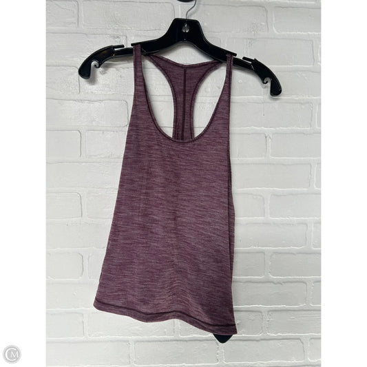 Athletic Tank Top By Lululemon In Red, Size: S
