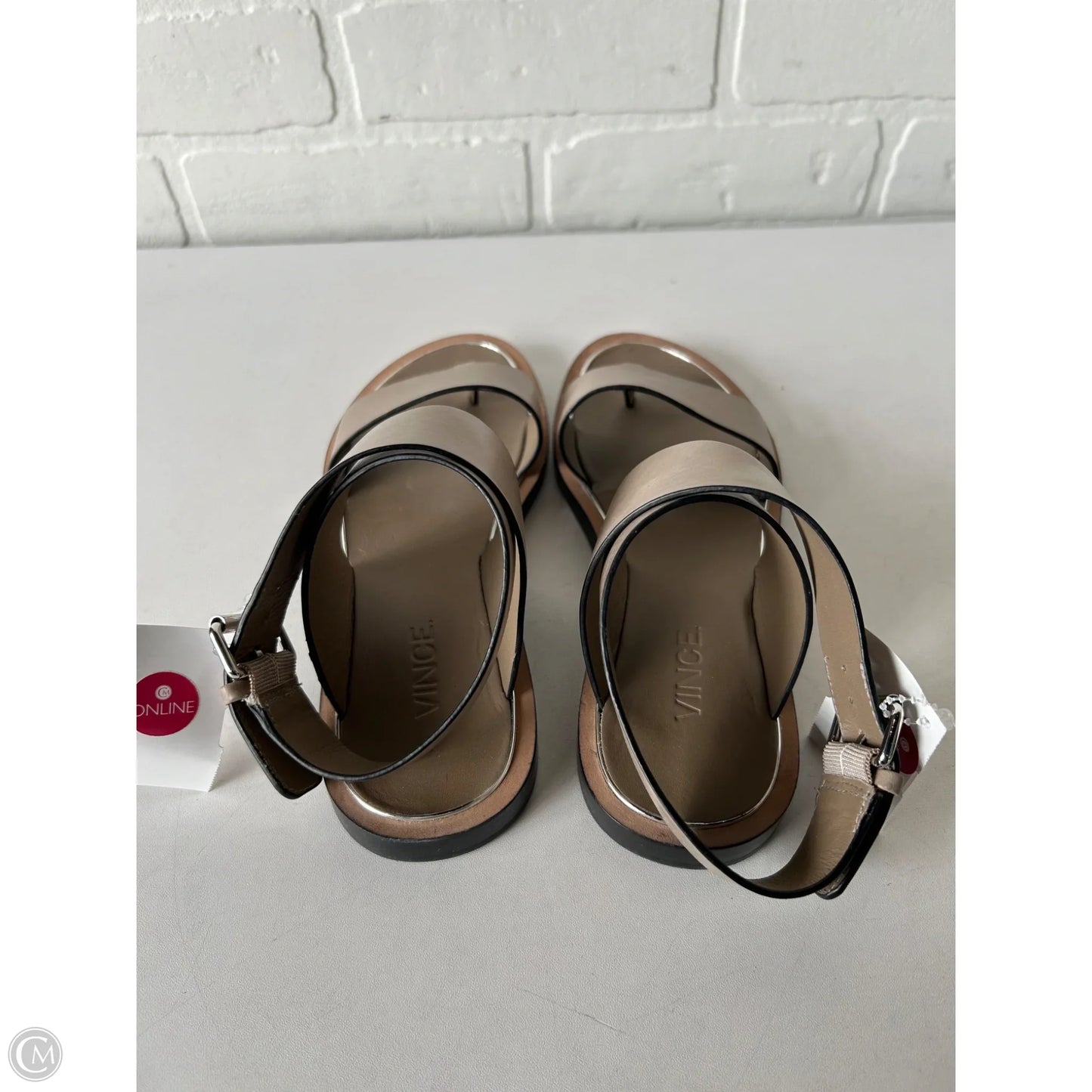 Sandals Flats By Vince In Brown, Size: 5
