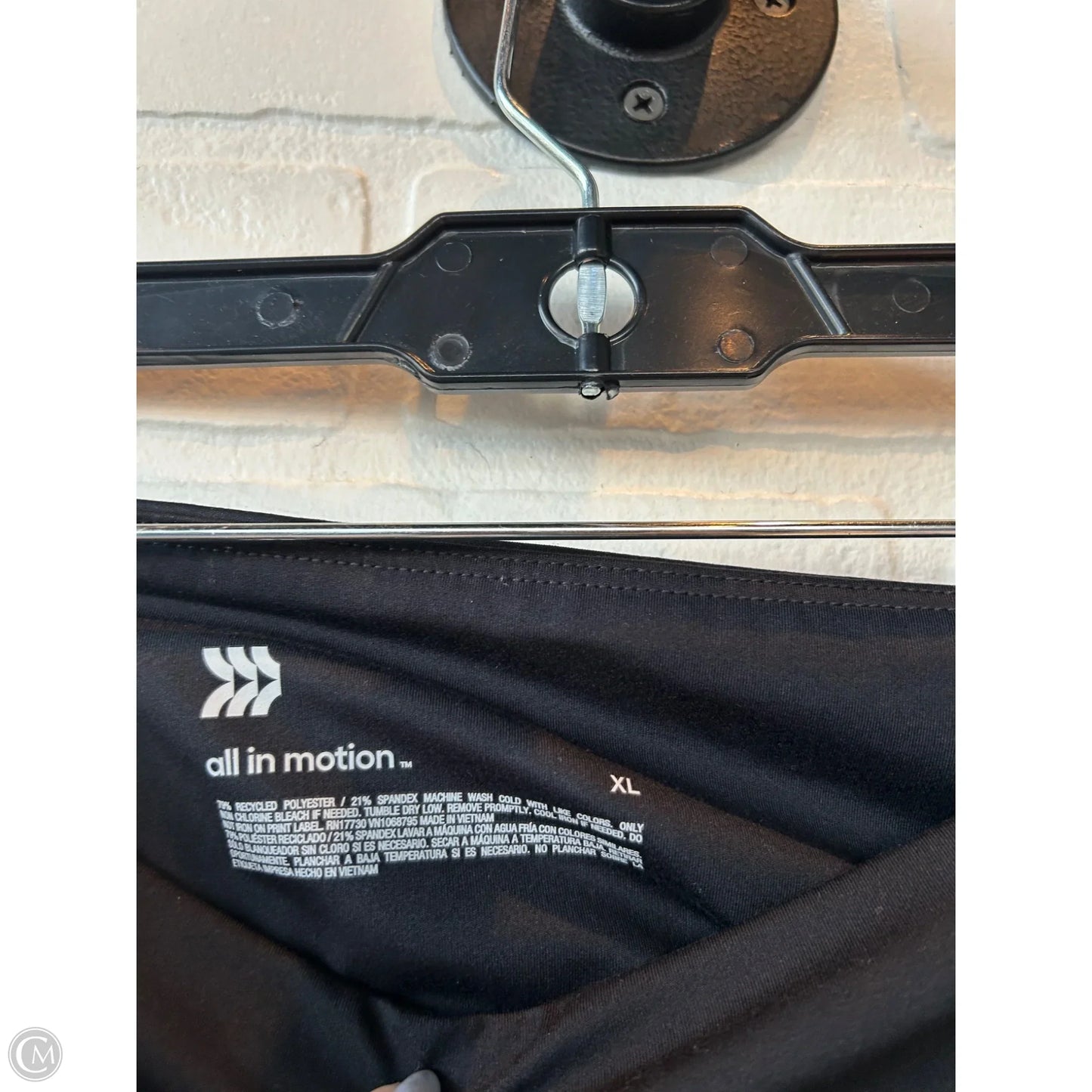 Athletic Capris By All In Motion In Black, Size: 16