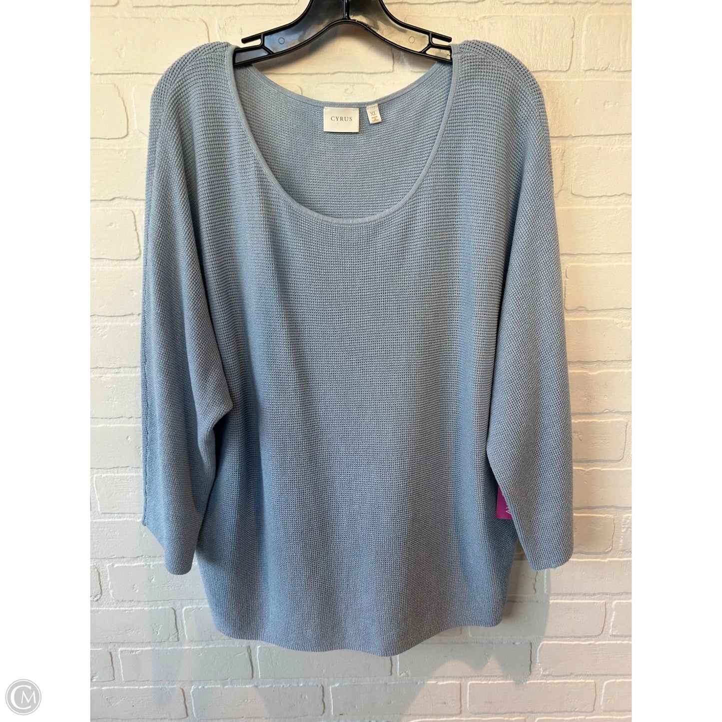 Sweater By Cyrus Knits In Blue, Size: Xl