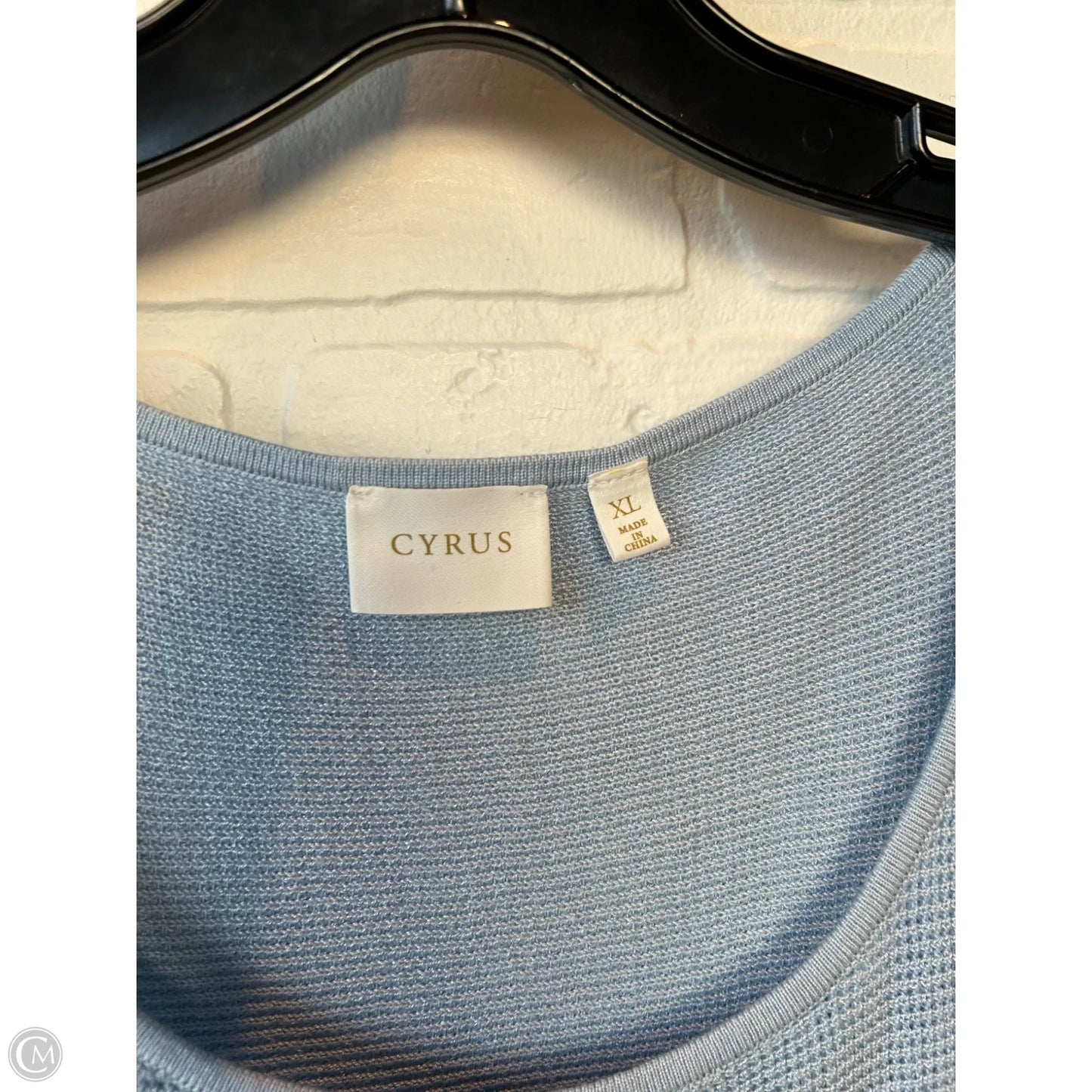 Sweater By Cyrus Knits In Blue, Size: Xl