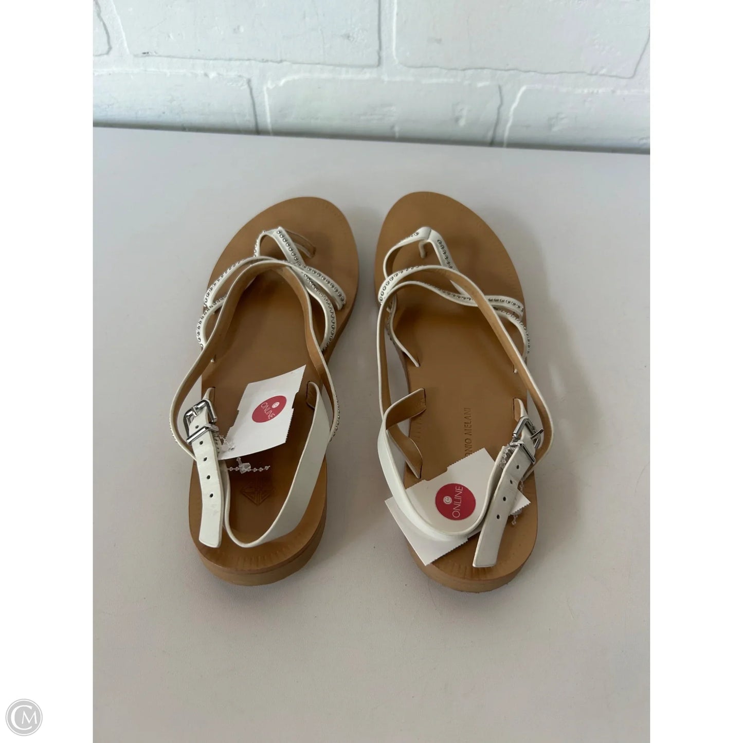 Sandals Flats By Antonio Melani In White, Size: 7.5