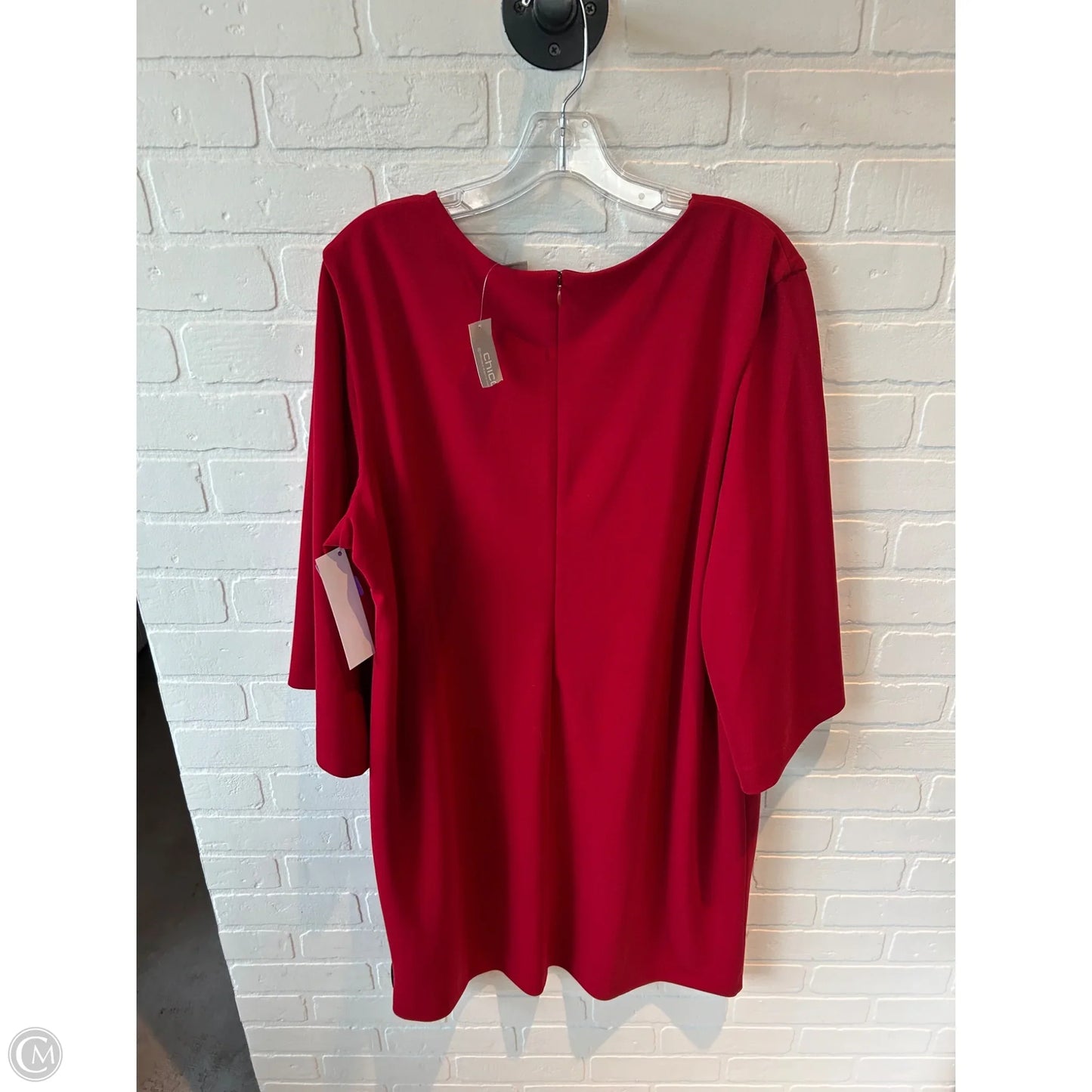 Dress Work By Chicos In Red, Size: Xxl