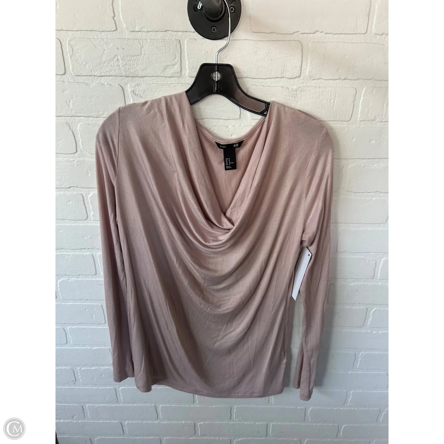 Top Long Sleeve Basic By Ana In Pink, Size: M